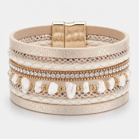 Mariana Ivory Magnetic Clasp Bracelet