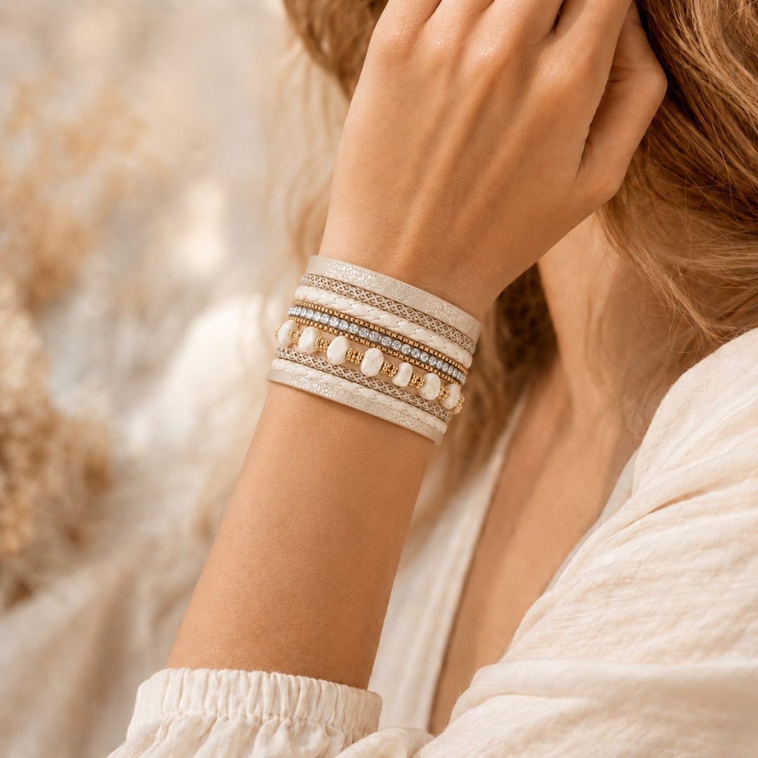Mariana Ivory Magnetic Clasp Bracelet