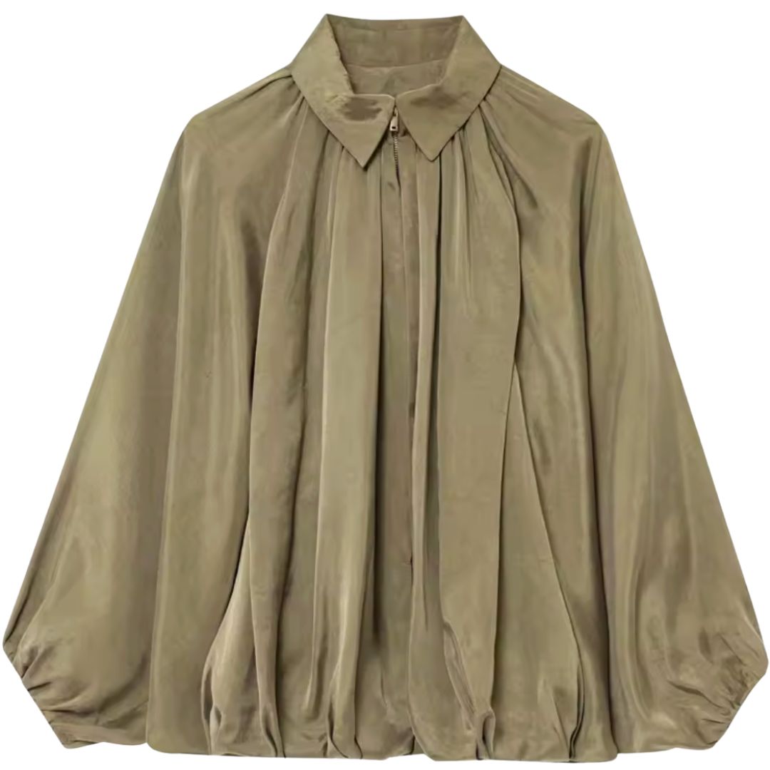 Amara Gathered Balloon Blouse