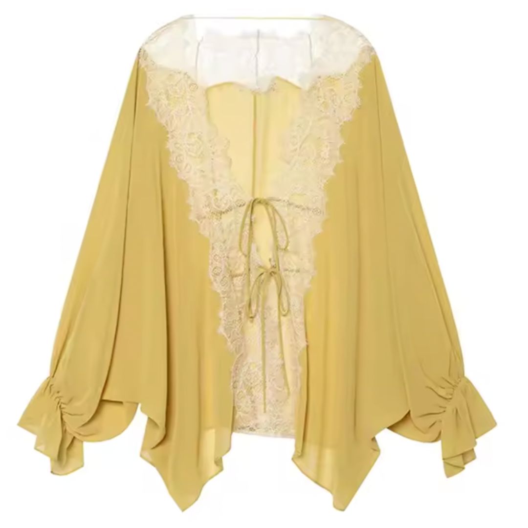Golden Hour Lace Kimono