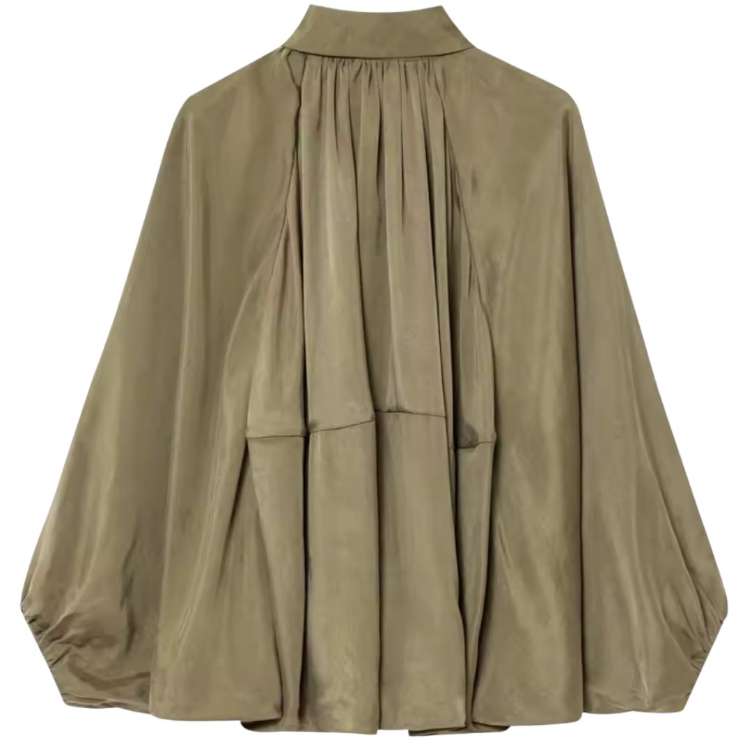 Amara Gathered Balloon Blouse