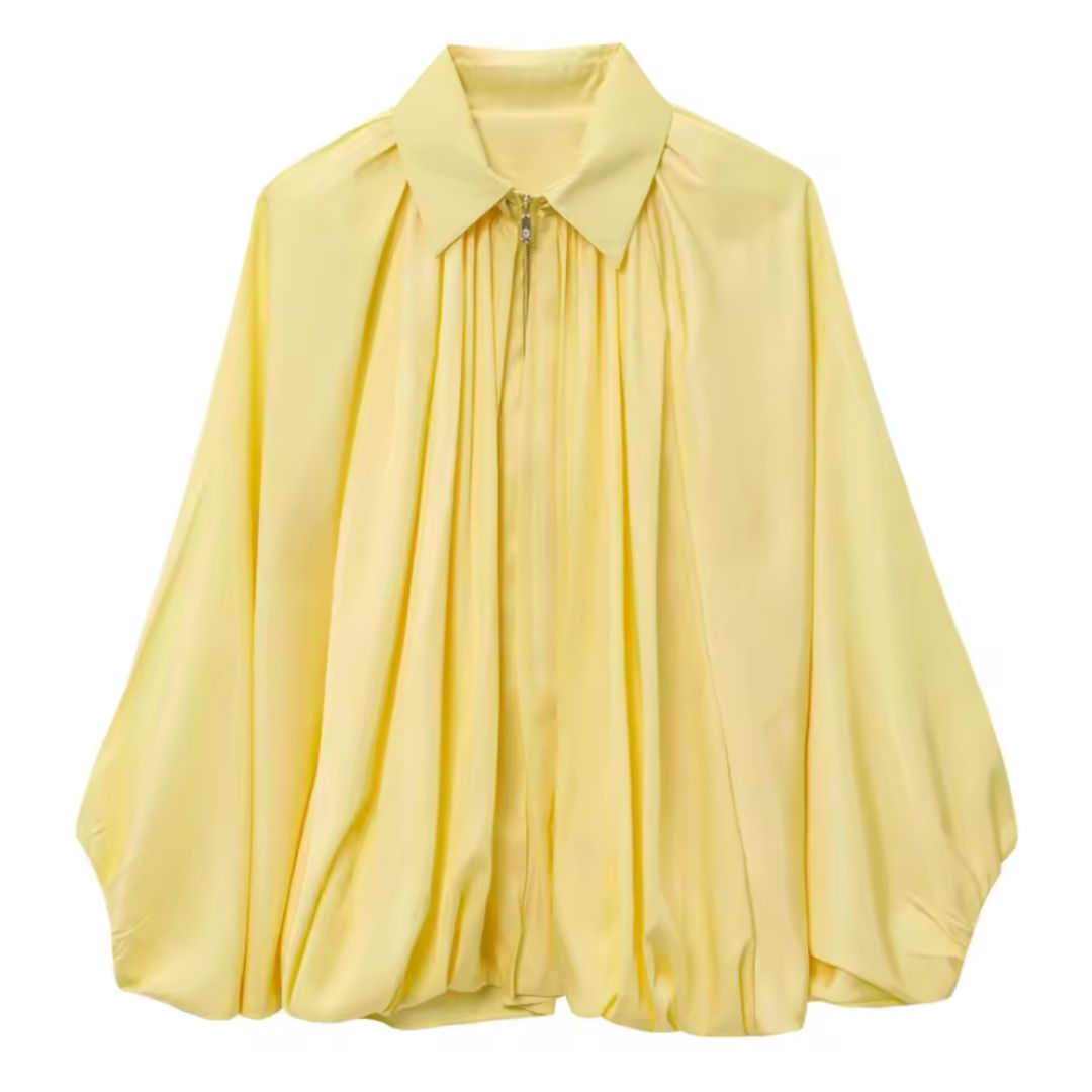 Amara Gathered Balloon Blouse