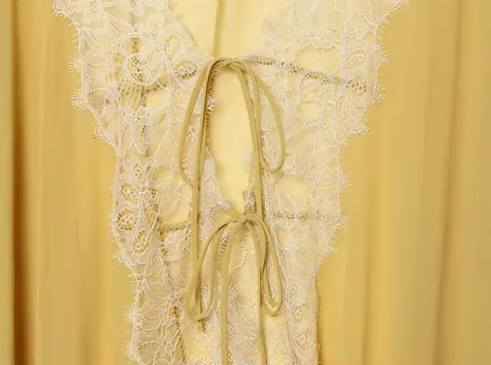 Golden Hour Lace Kimono